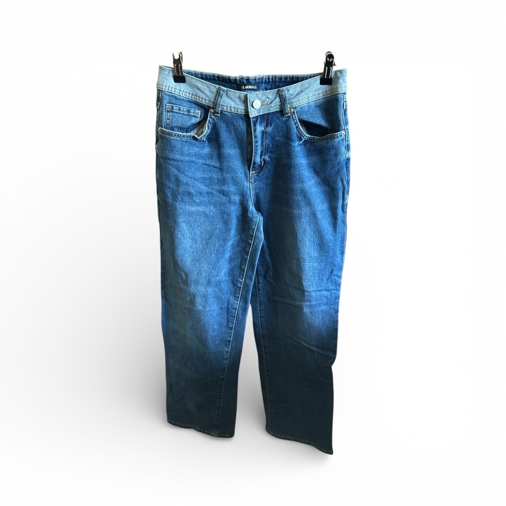 Flamingals Women’s Size Small Denim Wide Leg Jeans Casual Every Day Jean Pants
